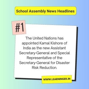 School Assembly News Headlines