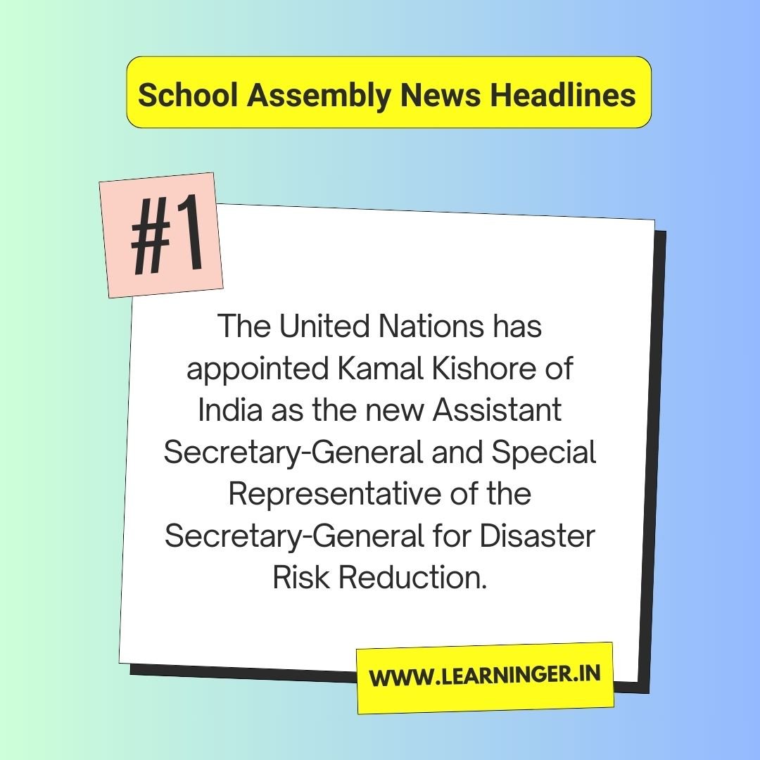 School Assembly News Headlines
