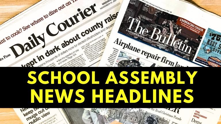 Today School Assembly News Headlines in English