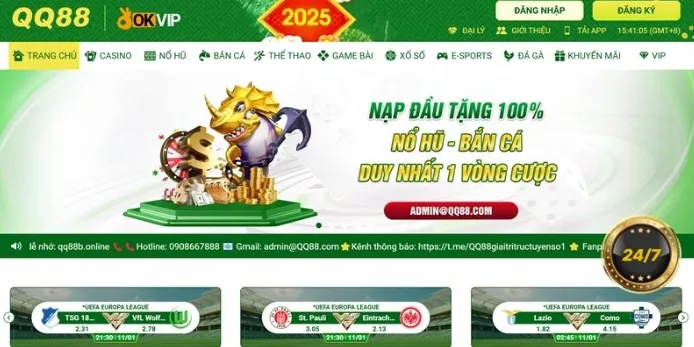 QQ88 Top Class Entertainment Paradise 2025 Grateful 888K